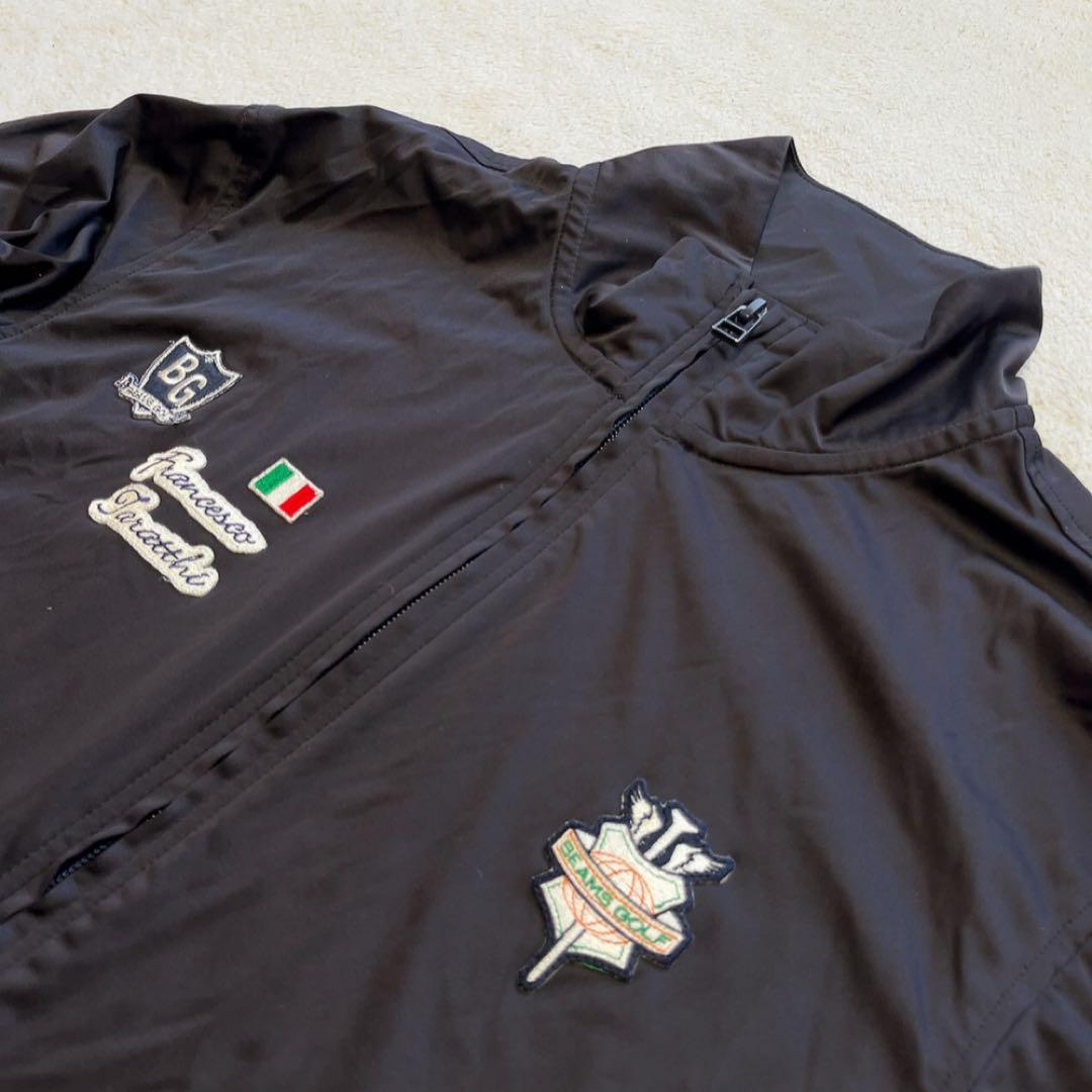 美品　ビームスゴルフ　ジャケット　ジップ　タラッティ　ストレッチ　エアシャット