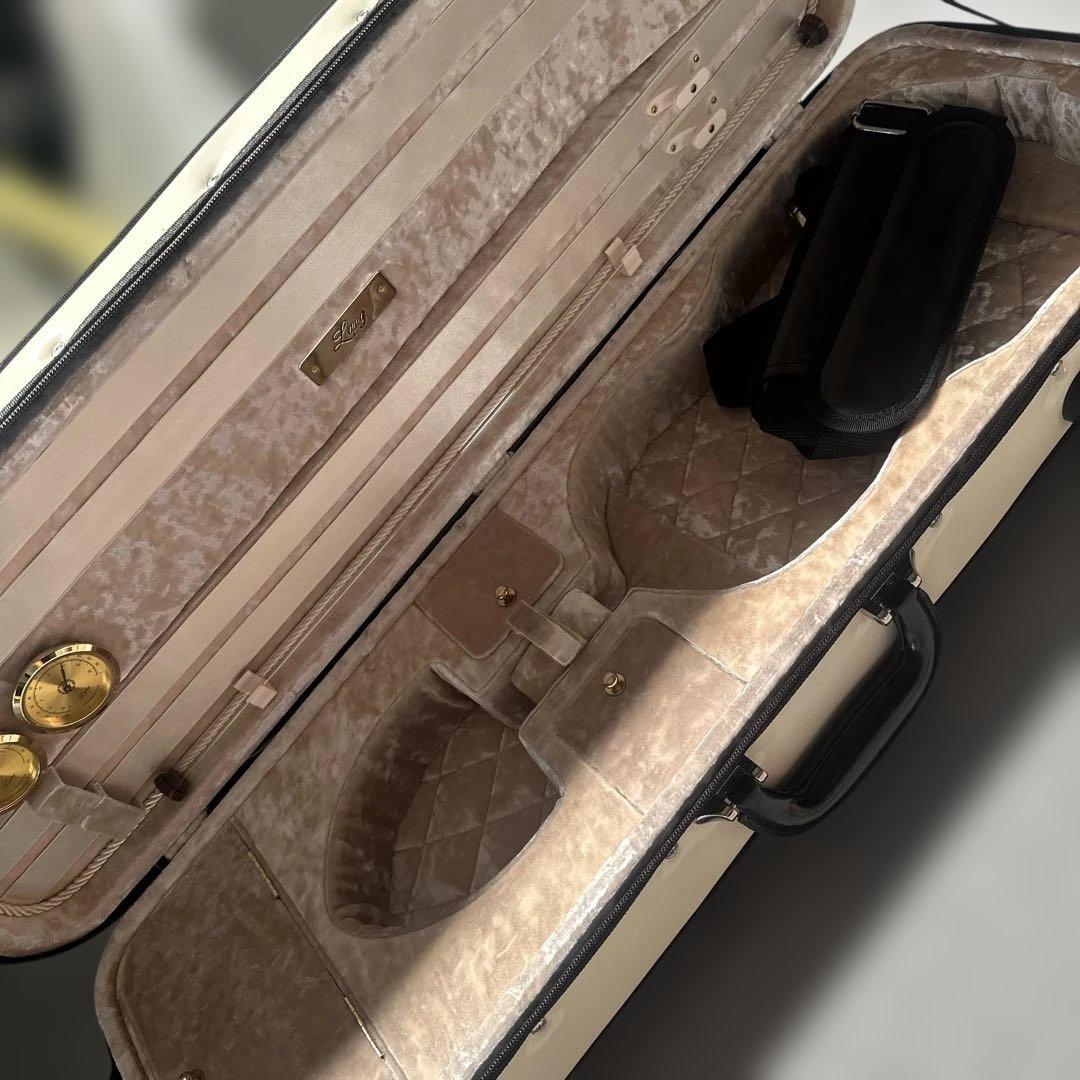 【販売終了品・新品未使用】Lang 4/4 バイオリンケース ホワイト