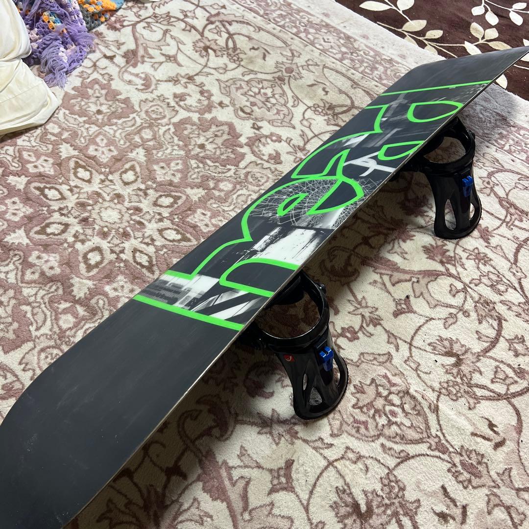 美品 HEAD STR 153cm バイン付 スノーボードセット ビギナー