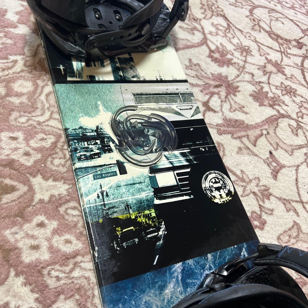 美品 HEAD STR 153cm バイン付 スノーボードセット ビギナー