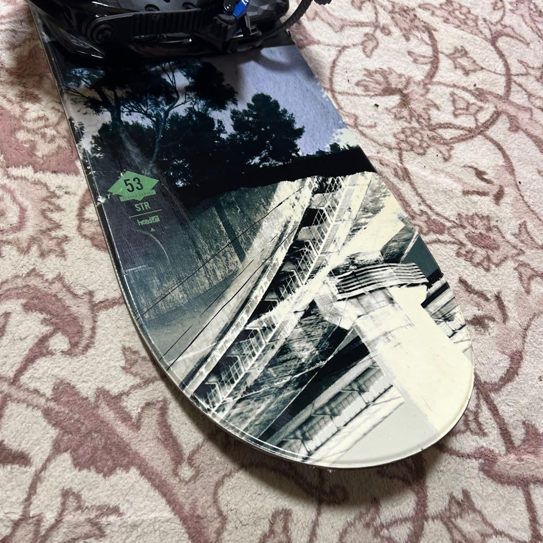 美品 HEAD STR 153cm バイン付 スノーボードセット ビギナー