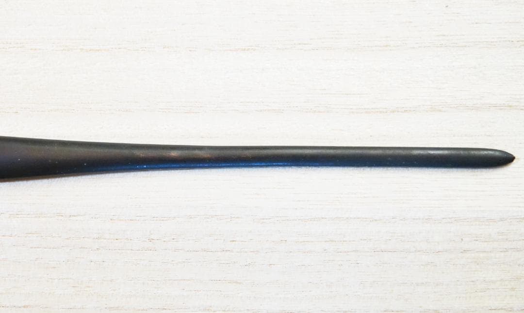 【祝飾図笄 赤銅魚子地】鍔 鐔 笄 日本刀 刀装具 武具 骨董 アンティーク