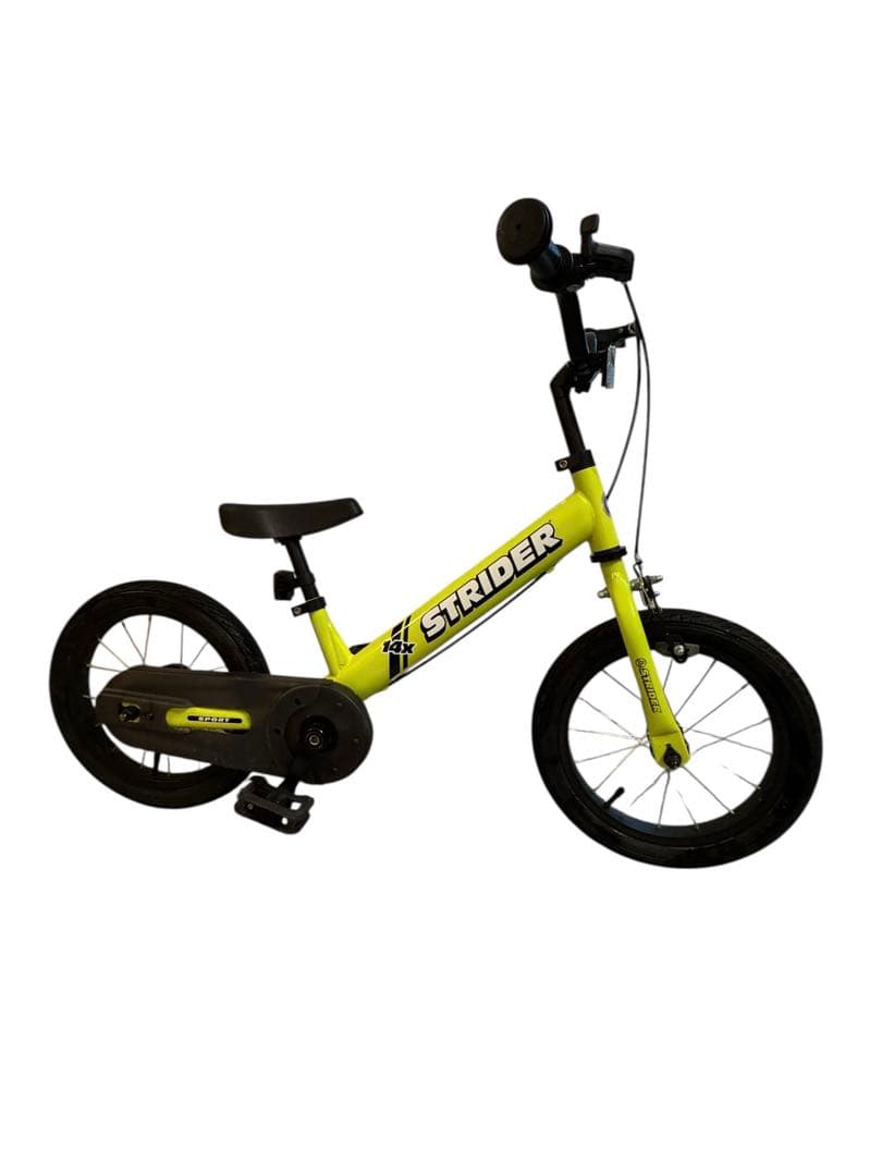 【美品】STRIDER ストライダー 14X ライムイエロー限定色 自転車