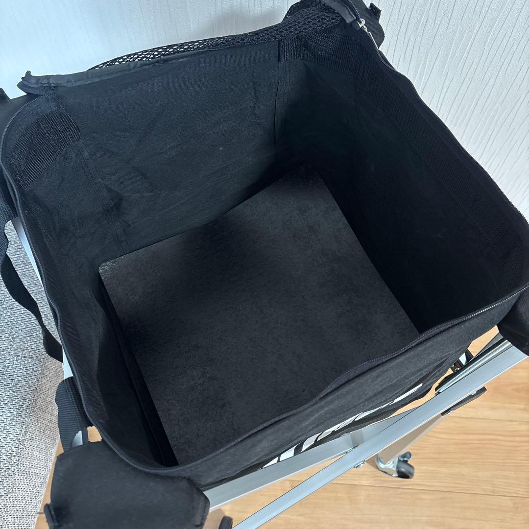 お値下げ！美品！テニスボールバスケット　プリンス　キャスター付き　ケース付き