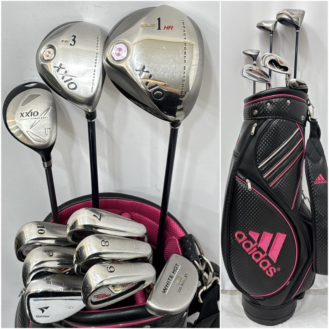 レディス右利き初心者用　ゼクシオ　3＆4代目　カムイ　ゴルフセット　W-2607