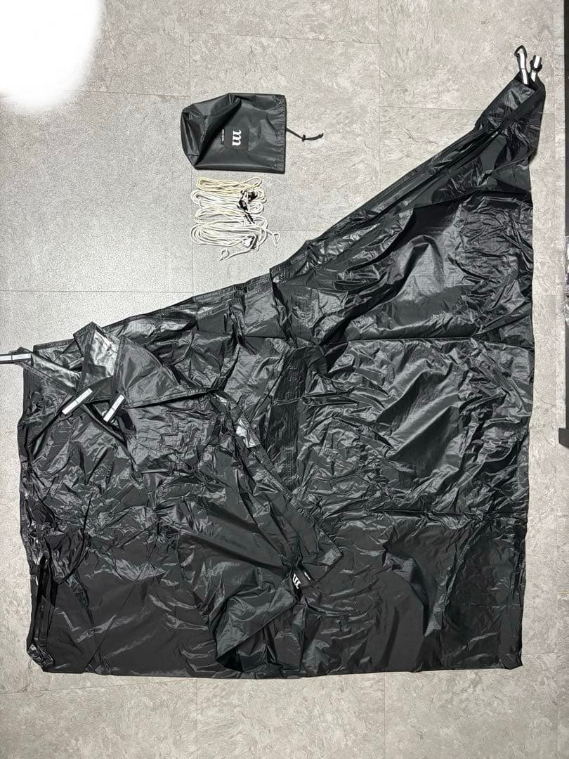 【muraco】HEXA ULTRA タープ　ブラック