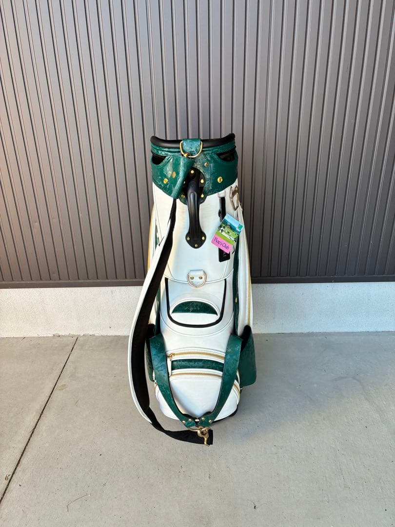 Vessel ゴルフバッグ・キャディバッグ ホワイト/グリーン