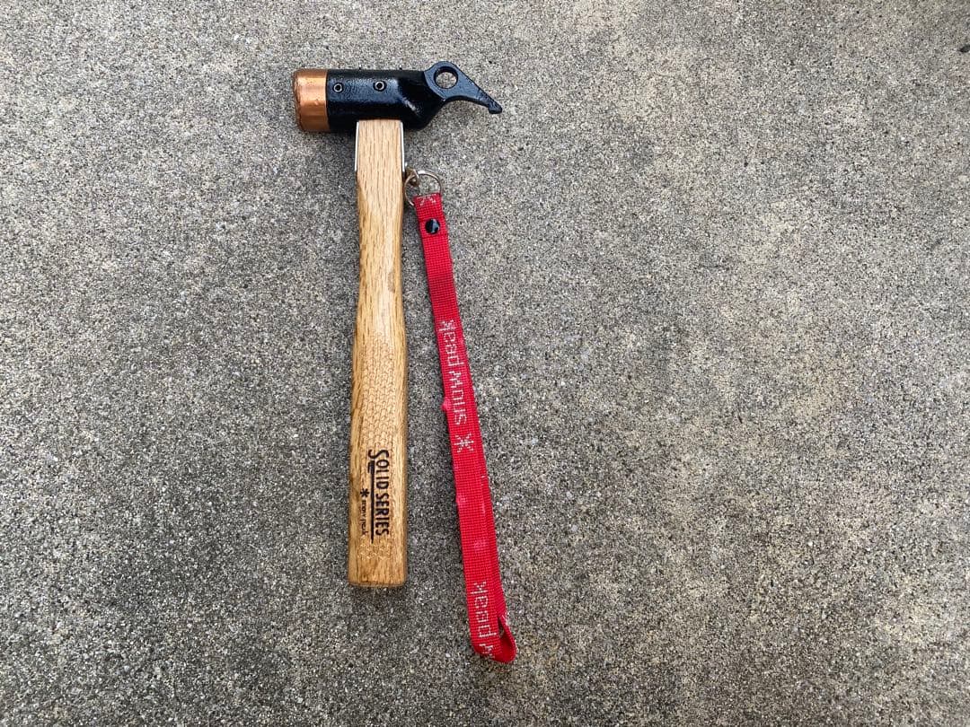 スノーピーク　廃盤モデル　旧ロゴ　ペグハンマー PRO.C　N-001