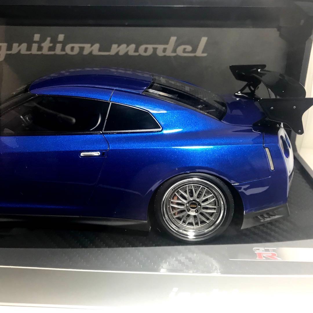 イグニッションモデル 1/18 日産 GT-R (R35) IG1758 ブルー