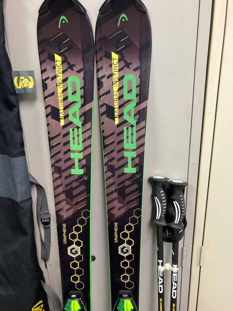 美品　HEAD ヘッド　NATURAL INSTINCT 163cm ストック付