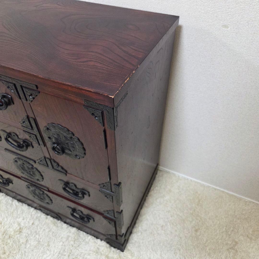 美品✨岩谷堂箪笥 整理箪笥 4段6杯 和箪笥 レトロ チェスト タンス 伝統民芸