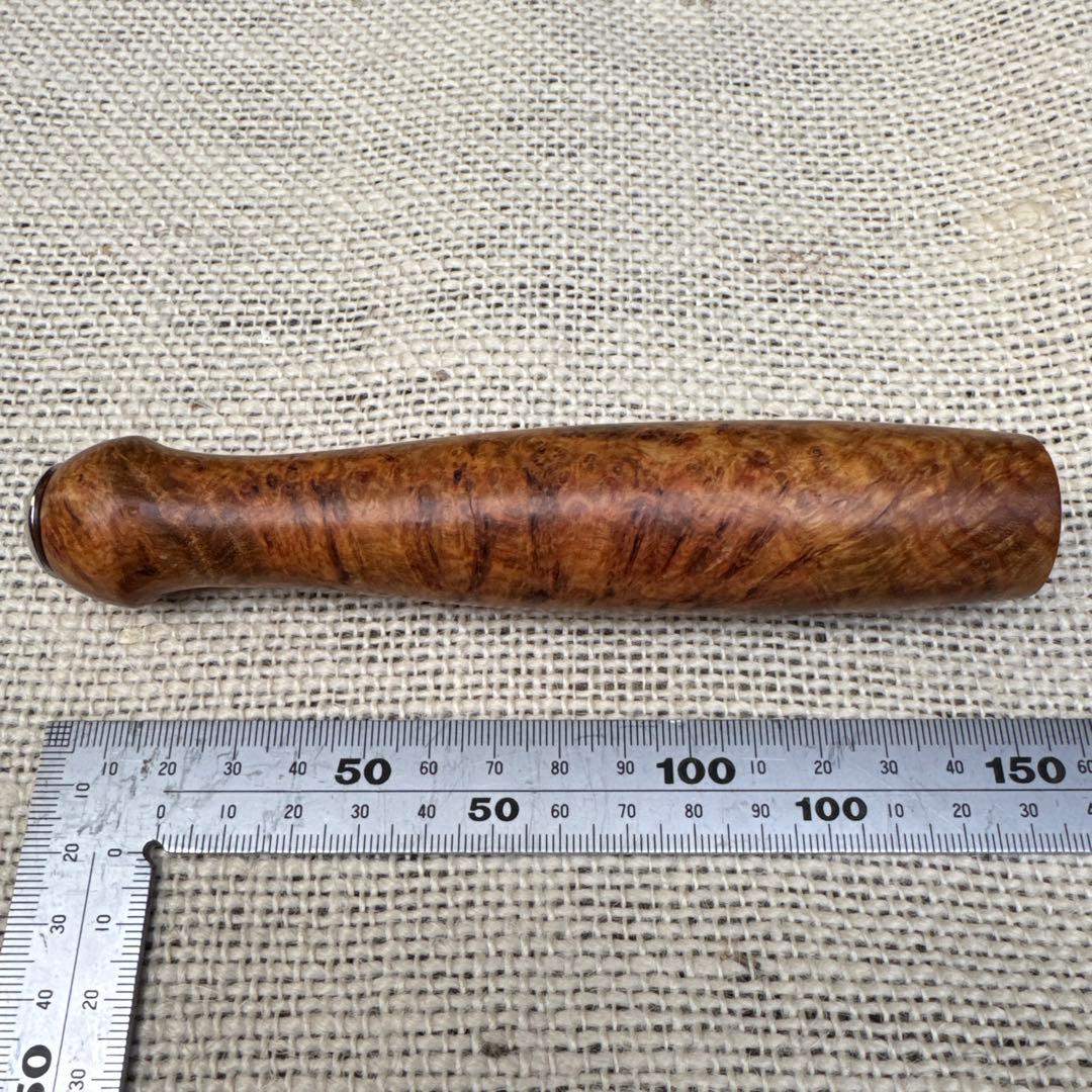 ウッドグリップ　花梨瘤　ブライトリバー リバーマスター　チャッカー