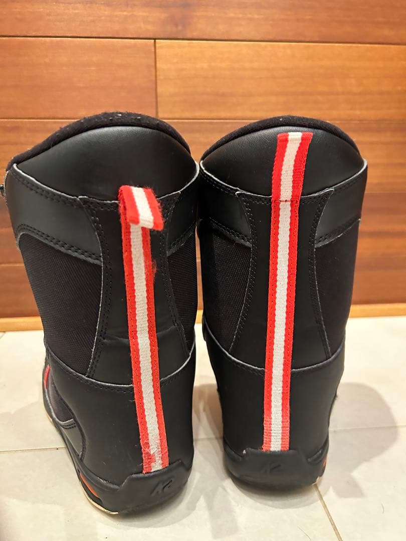 K2 子ども用スノーボードブーツ ブラック/レッド