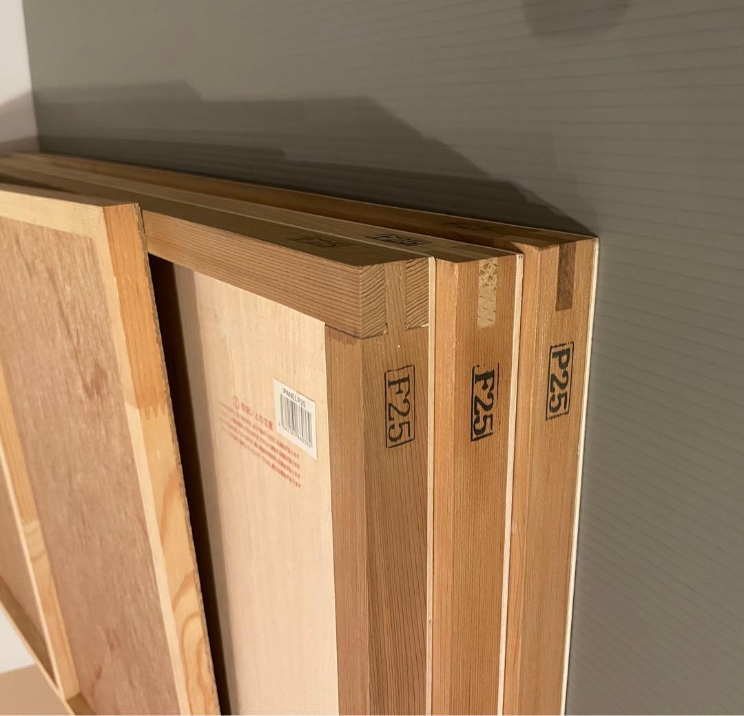 【新品】木製パネル F25×2枚　P25×1枚　+α 4枚セット