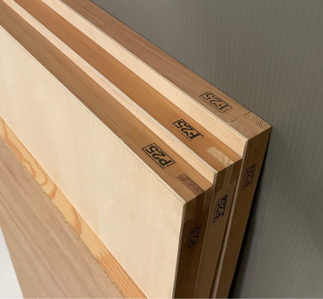 【新品】木製パネル F25×2枚　P25×1枚　+α 4枚セット