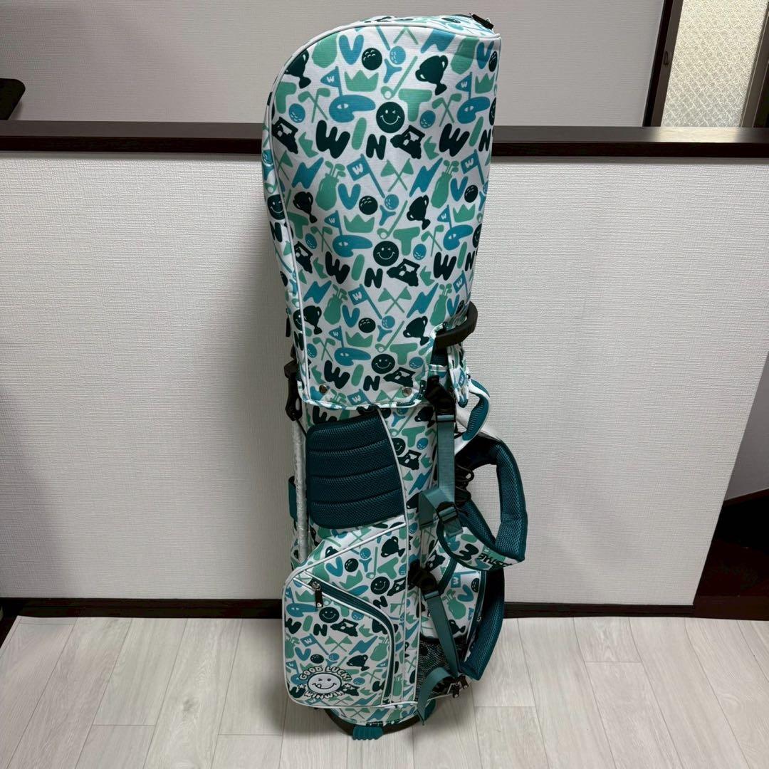 WINWIN GOLF ハッピーゴルフ スタンドキャディバッグ ミントグリーン