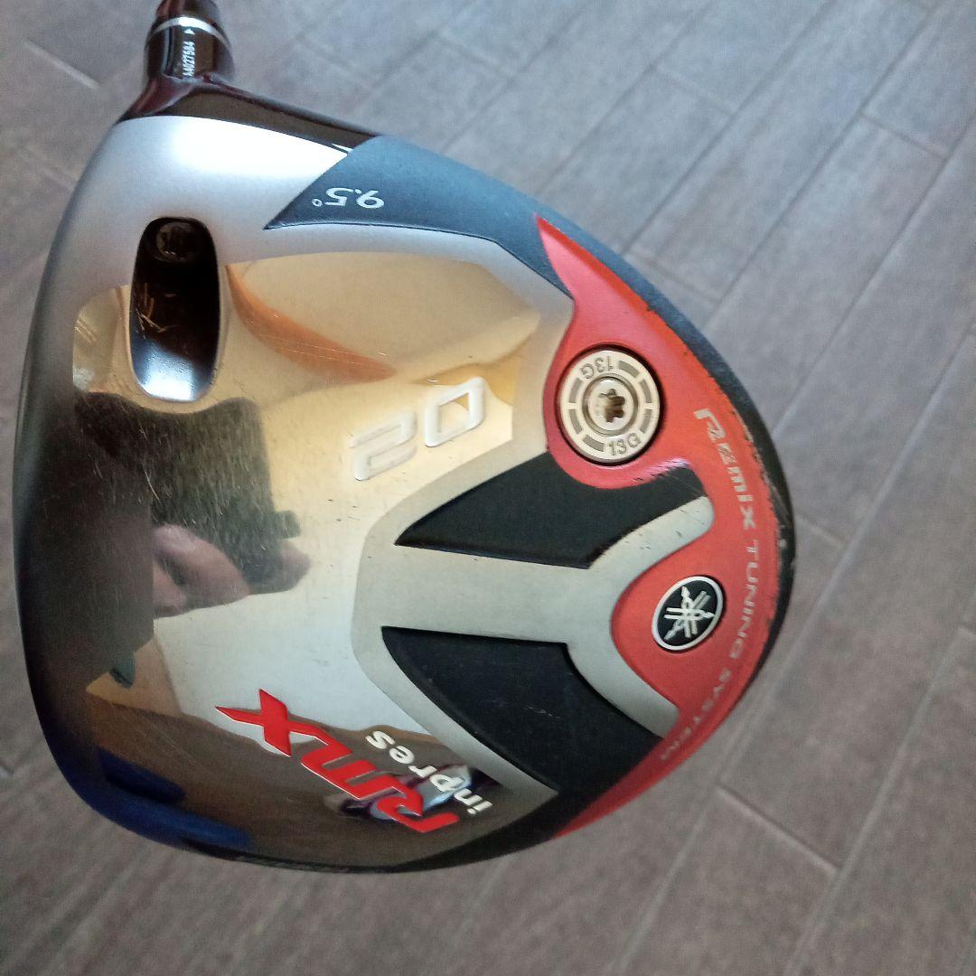 ヤマハ短尺ドライバーインプレスXゴルフクラブ初心者メンズS中古低身長