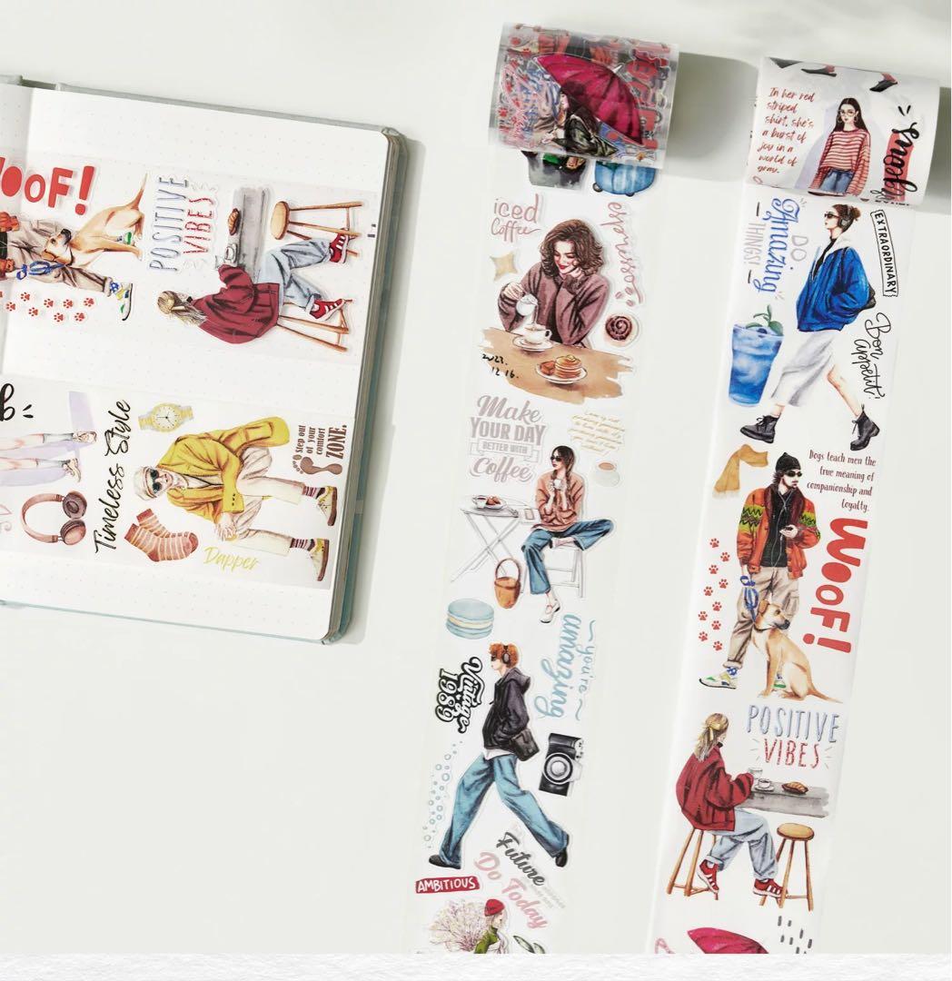 ⭐️SALE⭐️WT《潮流的色彩》海外マスキングテープ　マステ 【2166】