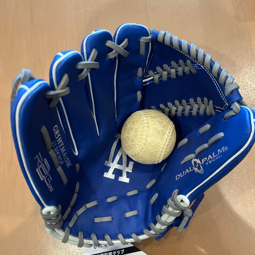 新品 値下げ中ローリングス軟式投手用 左投げドジャース