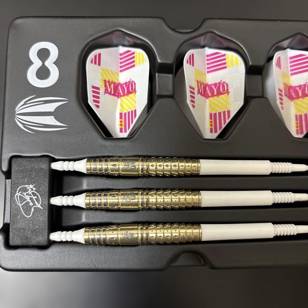 美品　完売品　森田真結子選手　ダーツ　バレル　ゴールド　 MAYOG4 まよんぬ