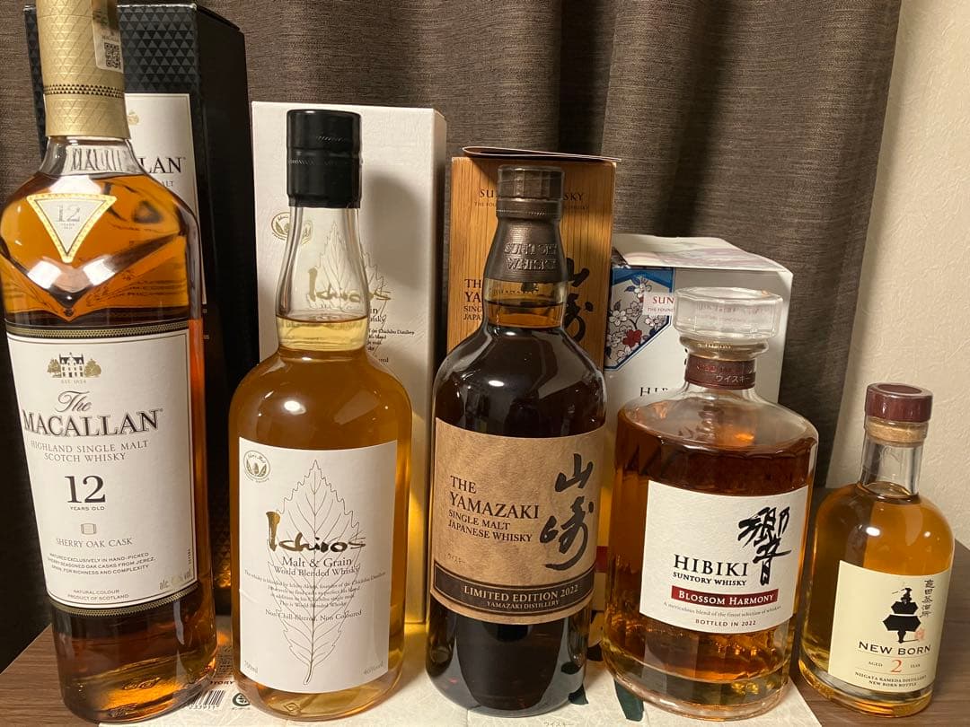 ウイスキー5種セット　マッカラン　山崎　響　etc.