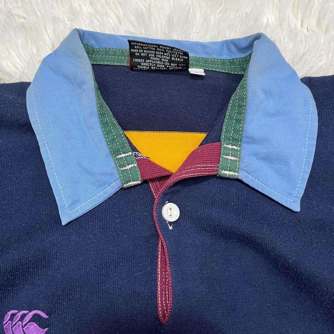 90s　 オーストラリア製 カンタベリーオブニュージーランド 長袖ラガーシャツ