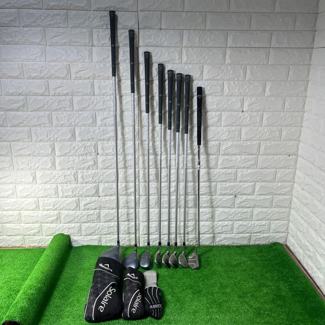 現行モデル レディース ゴルフクラブ ハーフセット キャロウェイ ソレイル 女性