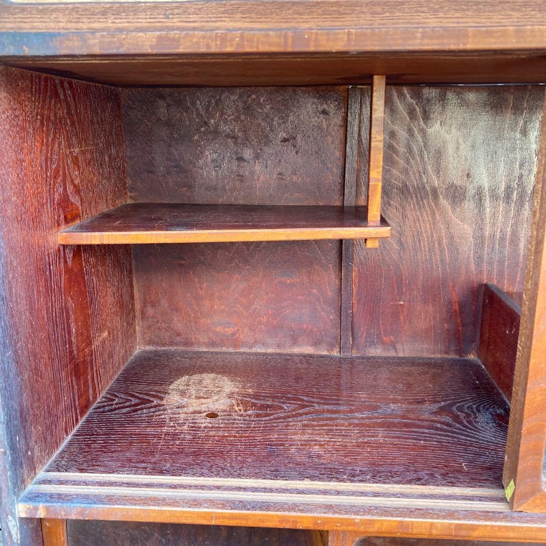 昭和初期 時代物 飾り棚 骨董品 古家具 古民家 下町 インテリア 木製