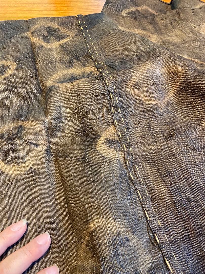 アンティーク　アフリカの布