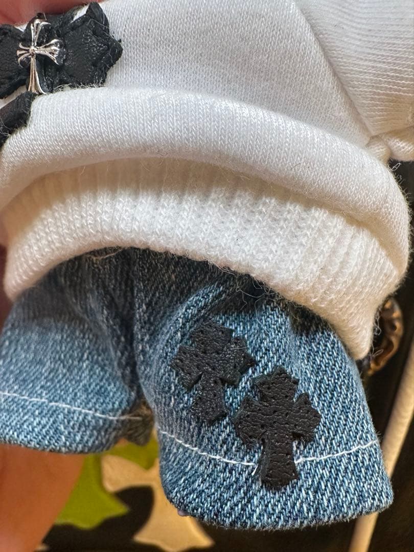 クロスパッチラブブ　⚠️お盆限定価格‼️クロスパッチパンツ　究極2点セット