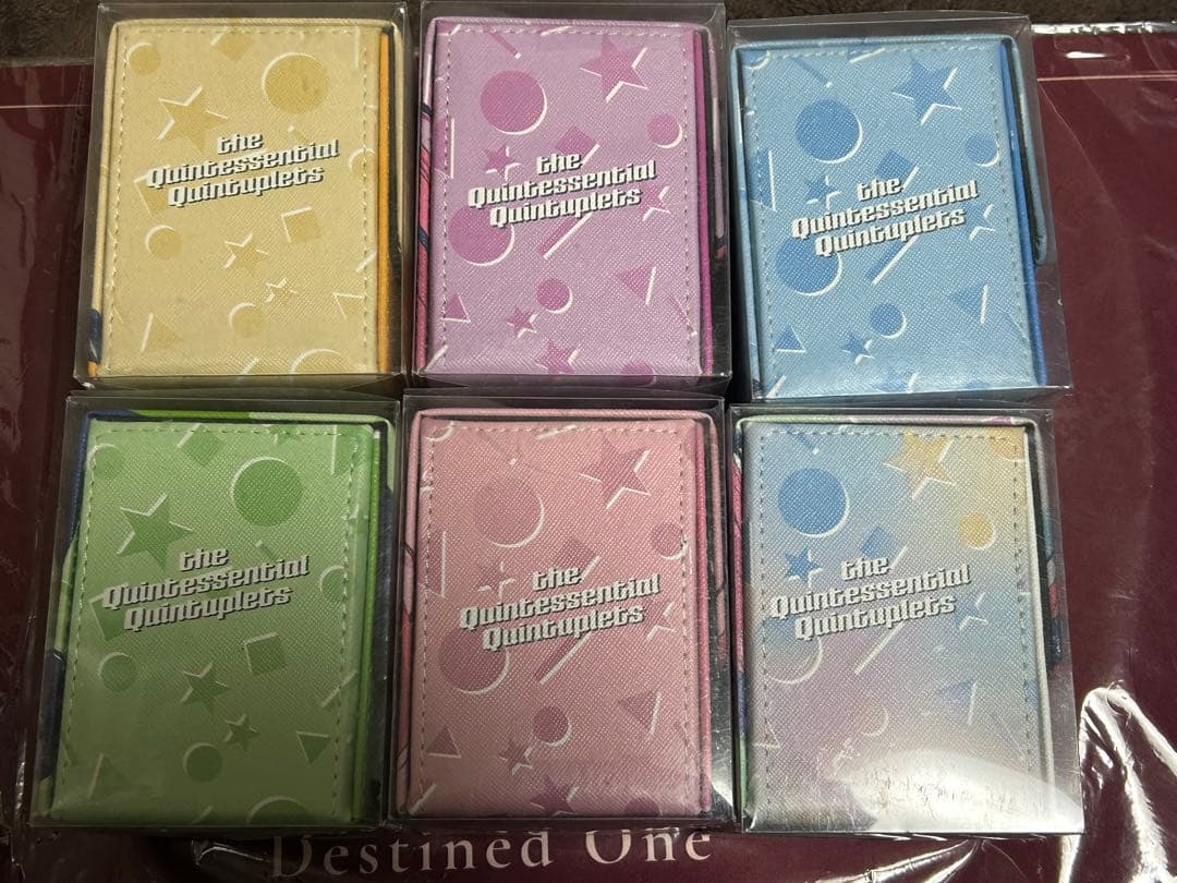 五等分の花嫁　デッキケース　デッキホルダー　プライズ　合皮　6個セット