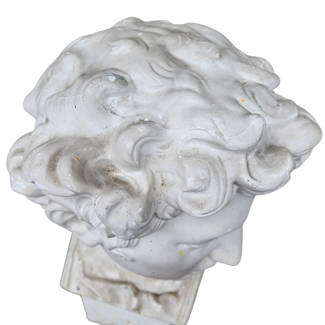 直接引渡限定　石膏像 メディチ 胸像 美術 デッサン用 インテリア 高さ64cm