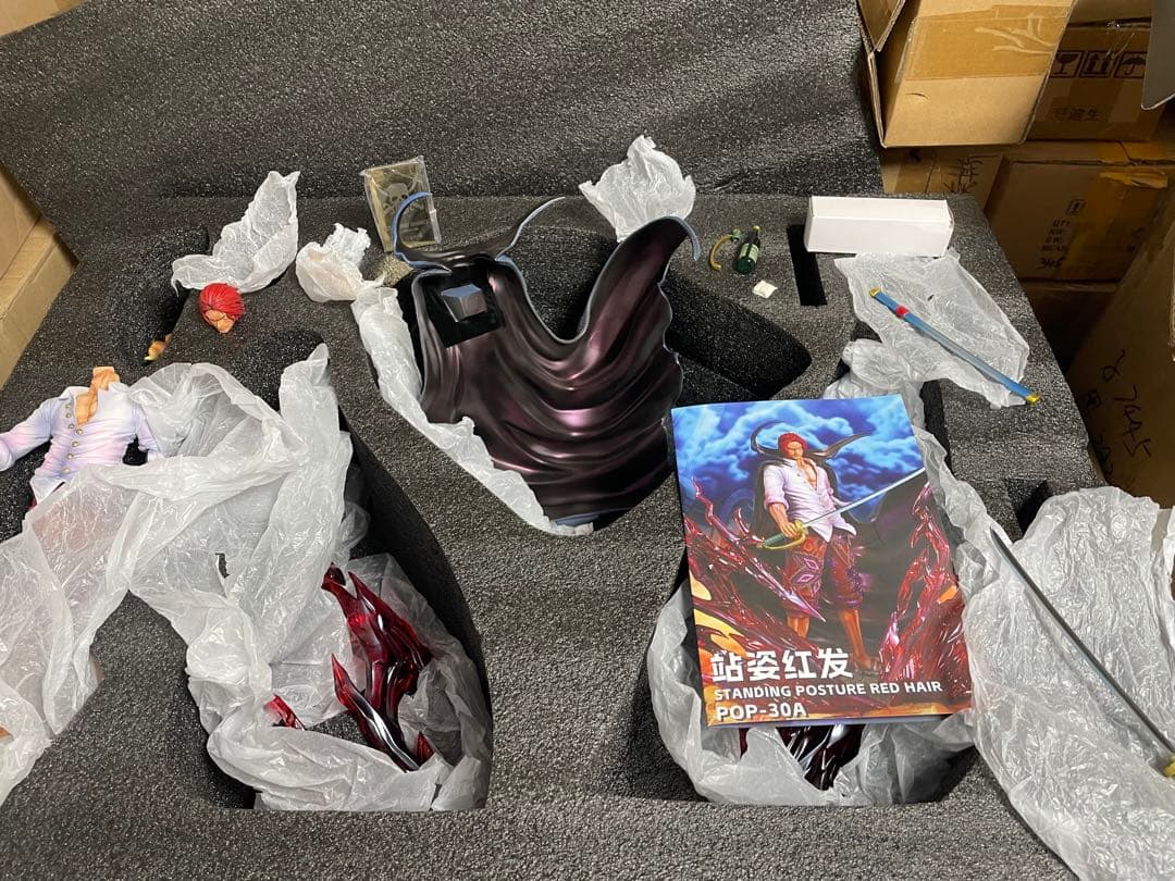 ワンピース シャンクス 赤髪 POP フィギュア ガレージキット