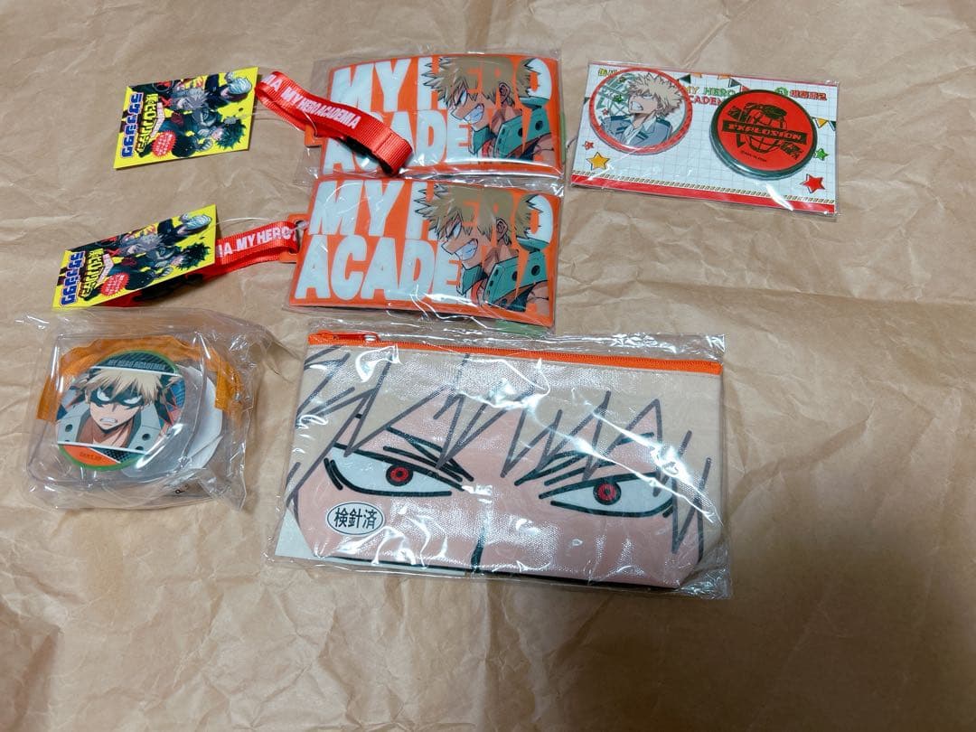 僕のヒーローアカデミア　爆豪　だいなまマスコット　ぬいぐるみ　他　セット
