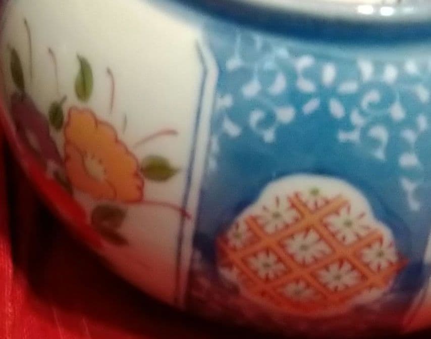 ♣ヴィンテージ品♥【名釜・有田焼・西峰作】♥【高級】金彩・急須蓋付煎茶器 ５客