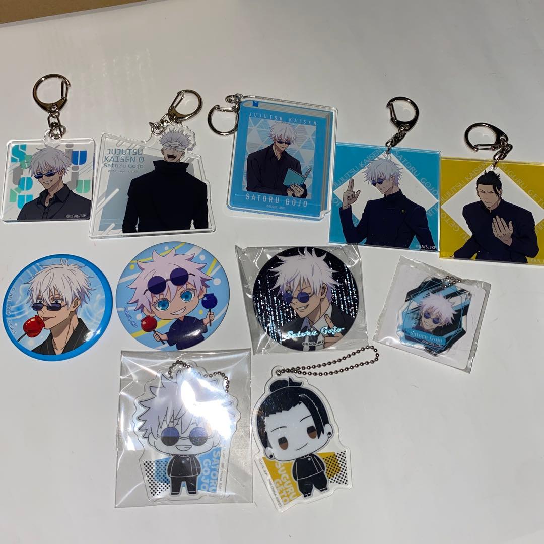 呪術廻戦　缶バッジ　五条悟　夏油傑