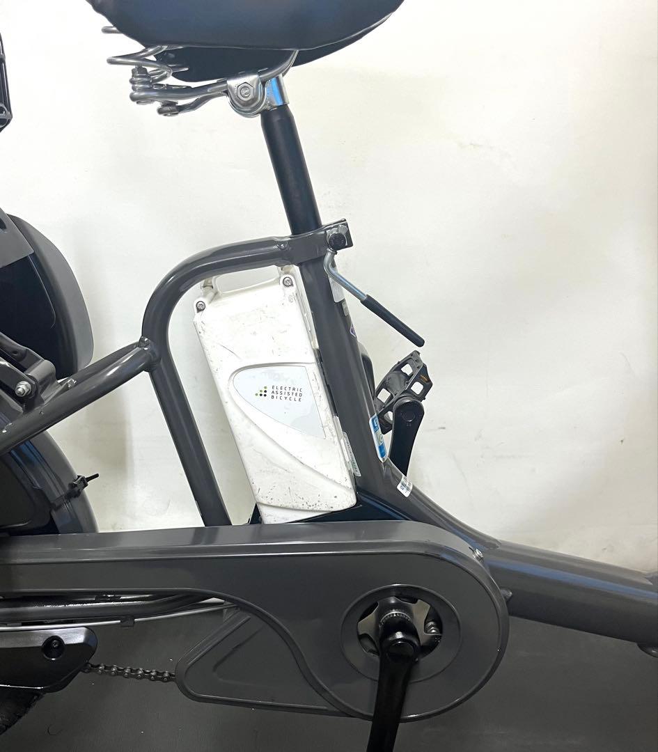 1年保証　ブリヂストン　ビッケポーラー　子供乗せ　グレー　電動アシスト自転車