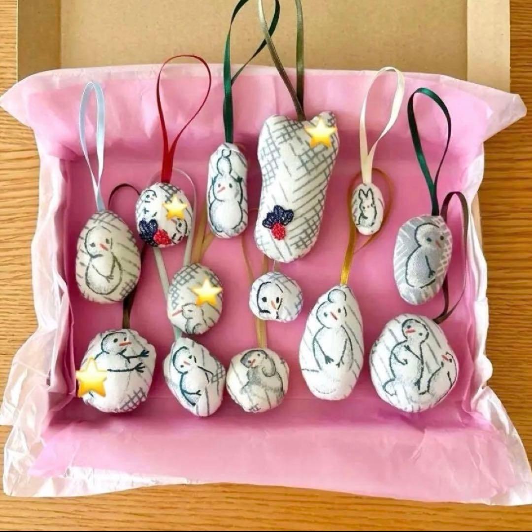 ミナペルホネン/ルミユッコとライトベリーのオーナメント+ Xmasカードのセット