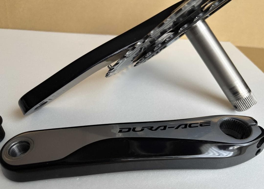 SHIMANO DURA-ACE FC-9000 クランクセット シルバー美品