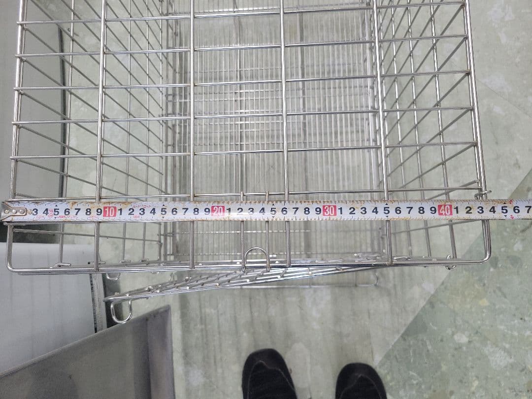 ハチコウ　ペットゲージ　ステンレスゲージ　M　中古