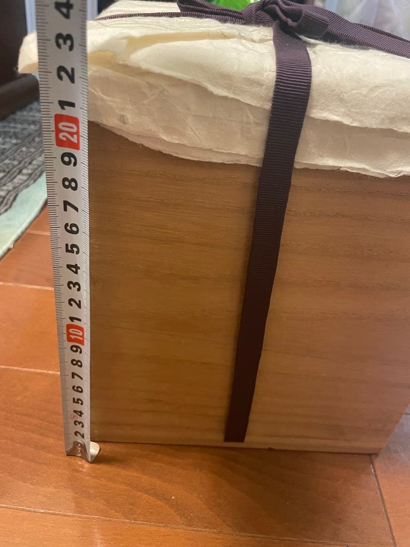 真葛香斎　金彩花柄 水差し　蓋付き