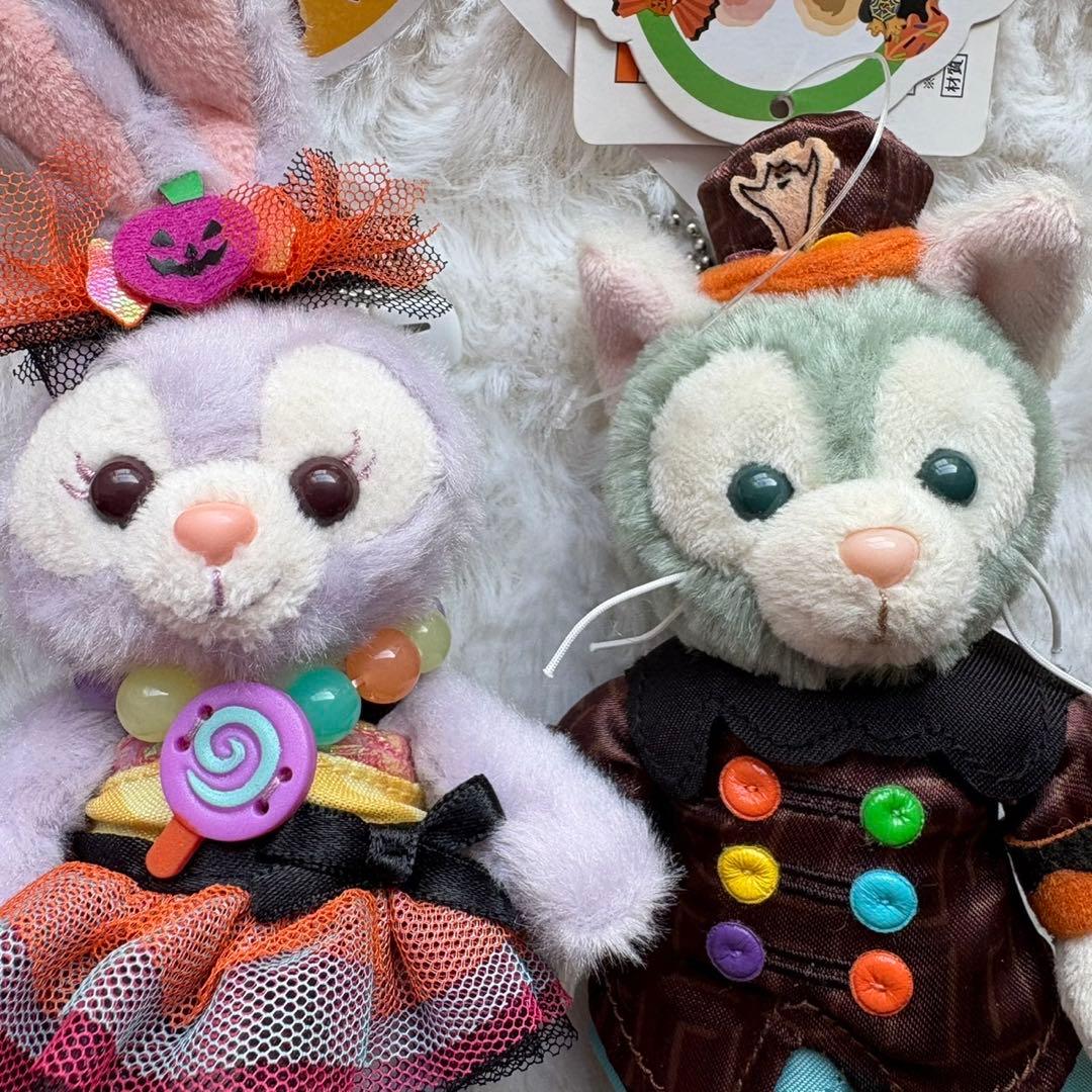 未使用　ディズニー　ダッフィー&フレンズ　ぬいぐるみバッジ　ぬいば　ハロウィン
