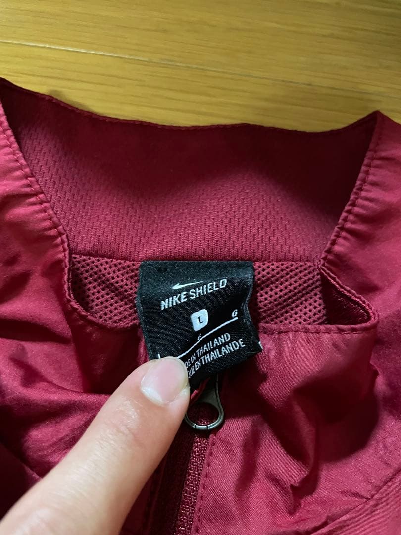 Nike Dri-FIT 赤 長袖ジャージ 2号 L 練習着4点セットになります