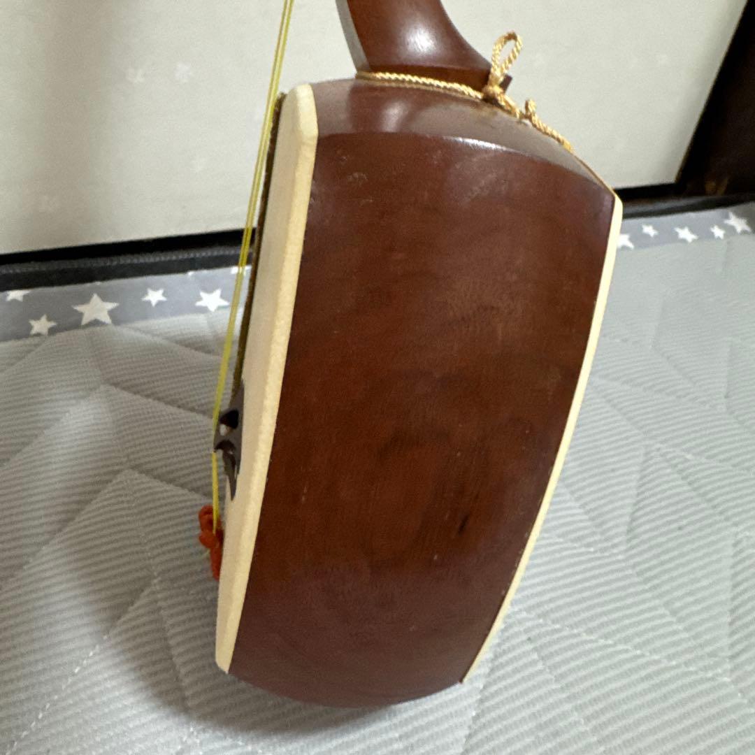 三味線　飾り棚　収納ケース　細棹