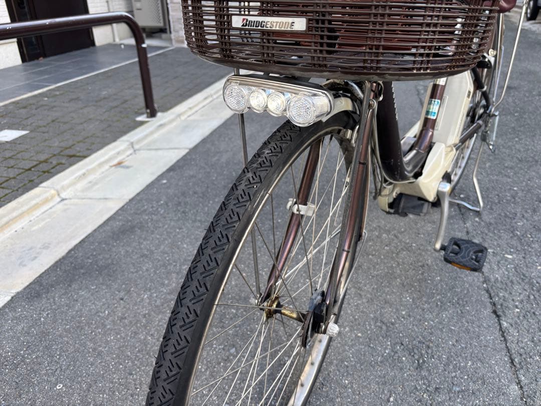 BRIDGESTONE assistanアシスト付き自転車 ブラウン