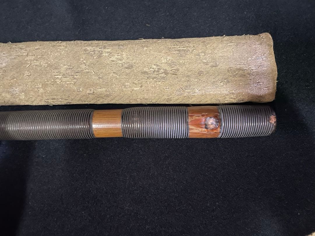 龍笛　本管　雅楽　藤巻　長さ39cm 江戸期時代物