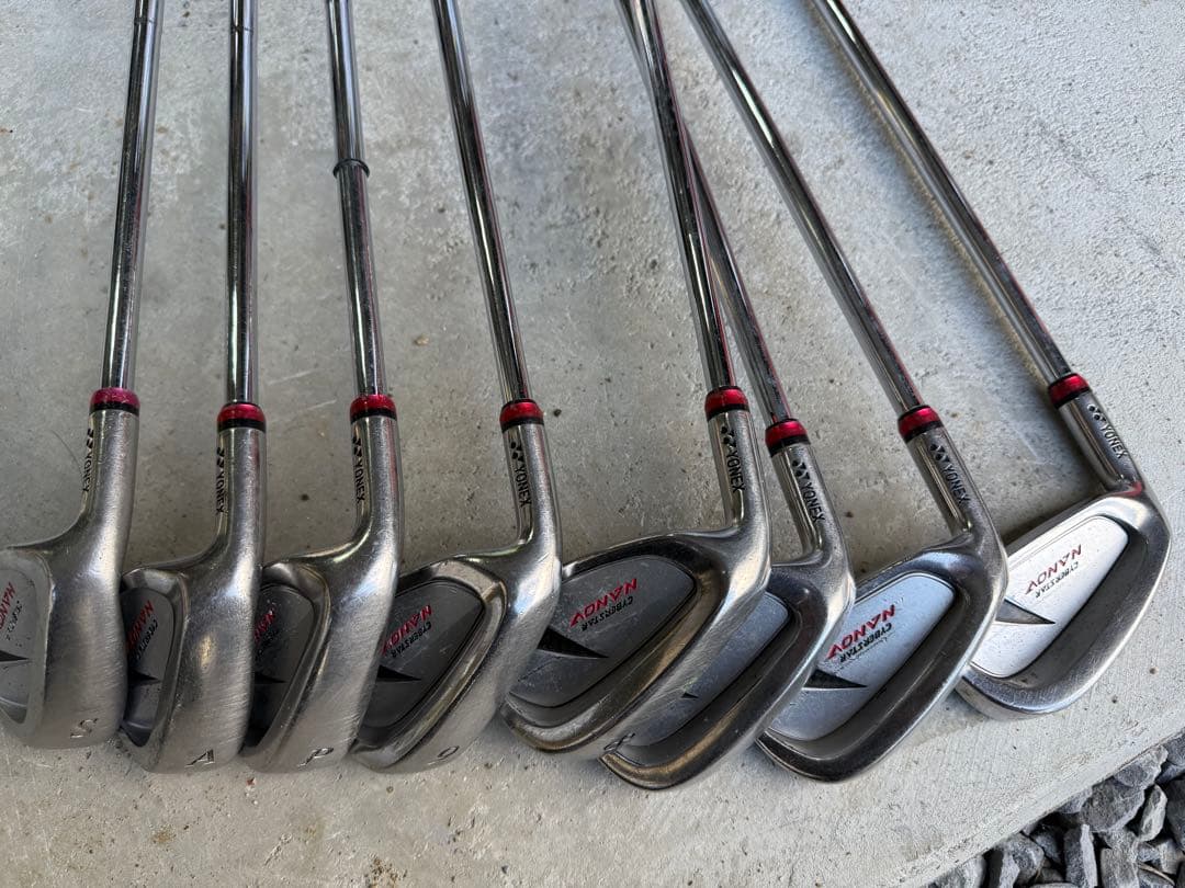 ヨネックス　アイアンセット　5〜SWレフティ