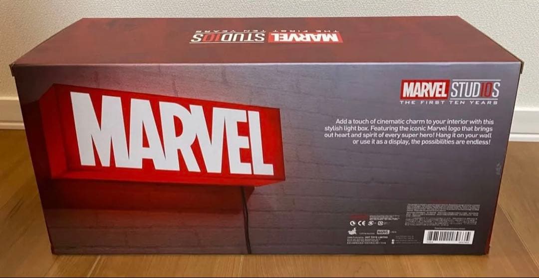 MARVEL 10周年 ホットトイズ・ライトボックスマーベルロゴライトボックス
