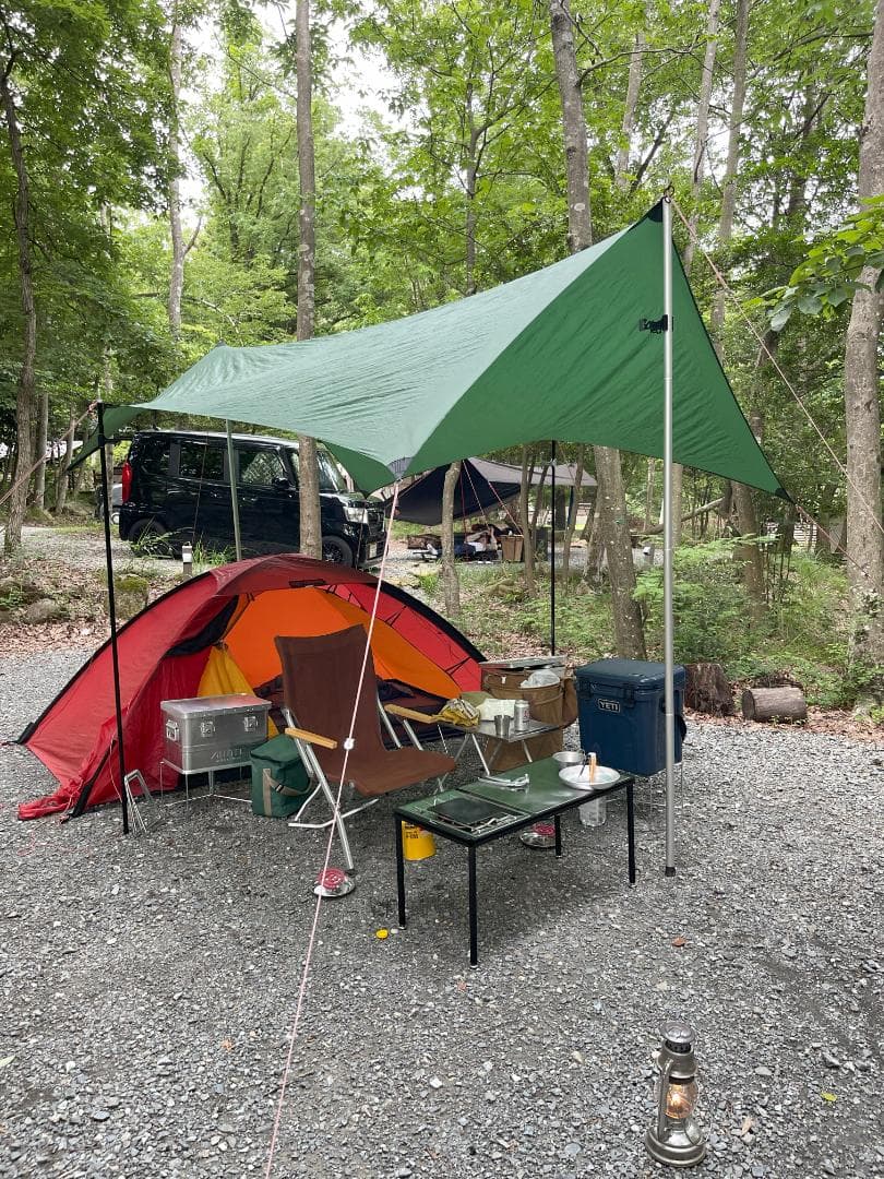 ヒルバーグ ウナ レッド フットプリント付き HILLBERG