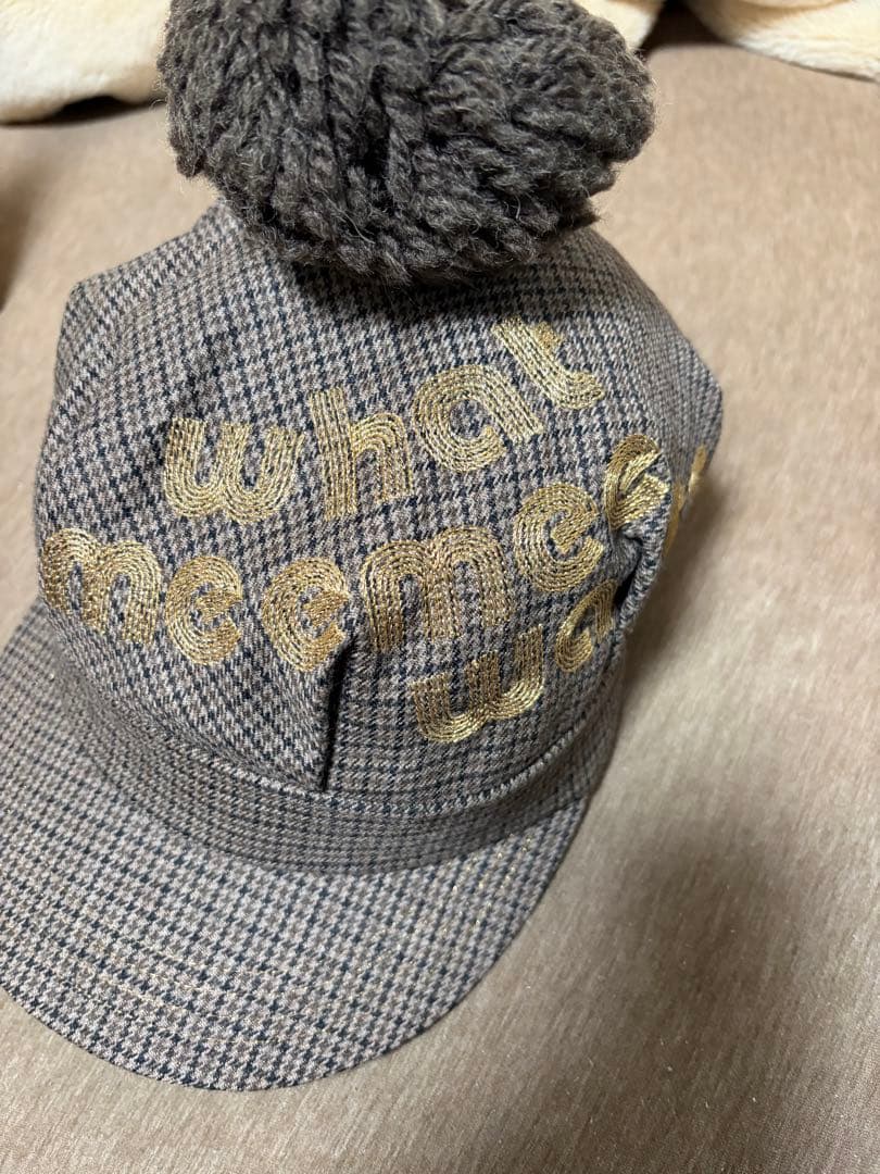 ドリカム　WMMW茶色　ボンボン付き帽子　吉田美和